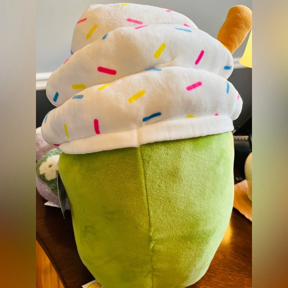 Toy Box Matcha Milkshake Large 16” Green & White Plush Collectible (NWT) -For 0+ - Picture 4 of 9